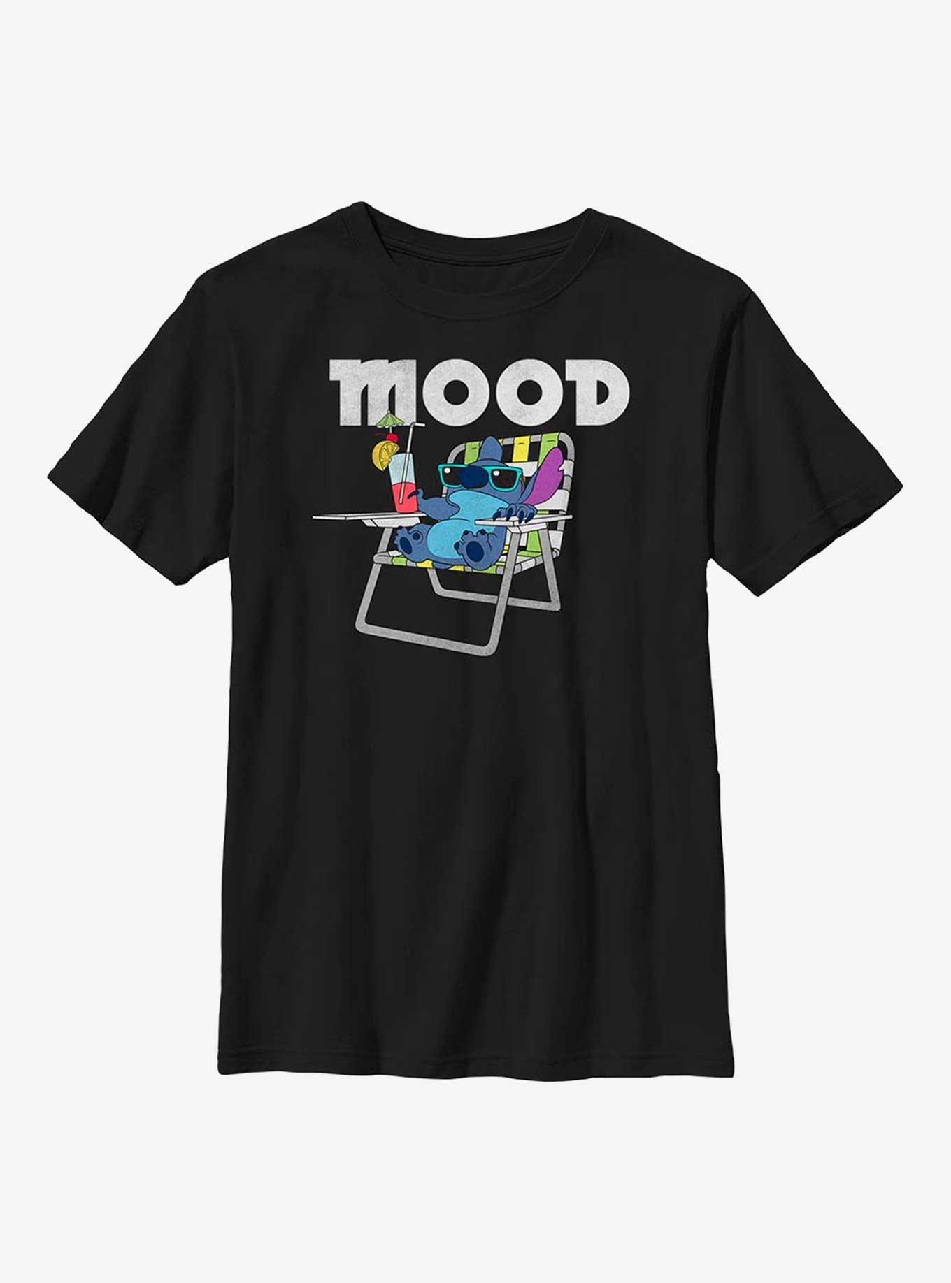 Disney Lilo And Stitch Mood Youth T-Shirt, , hi-res