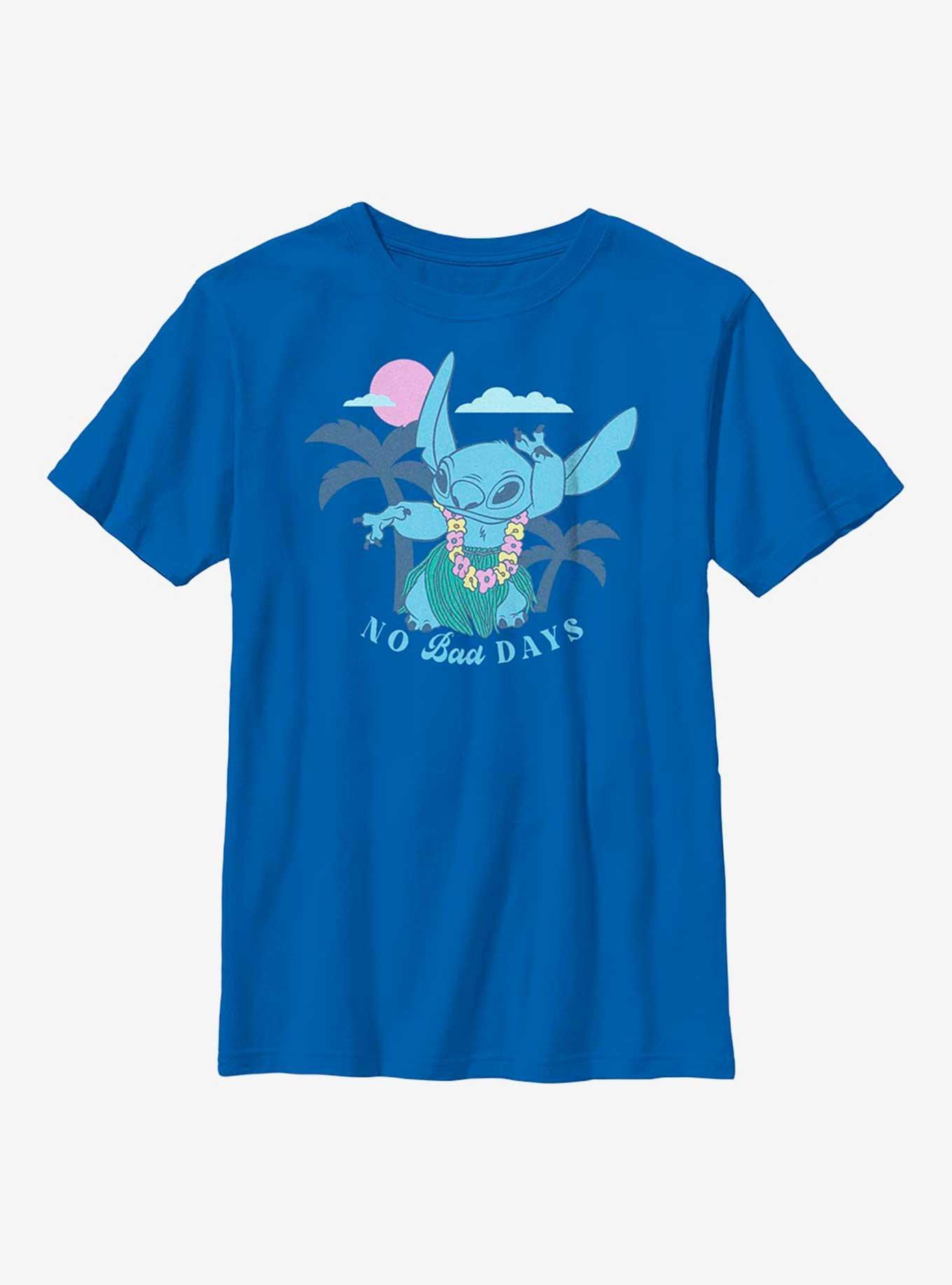 Disney Lilo And Stitch No Bad Days Youth T-Shirt, , hi-res