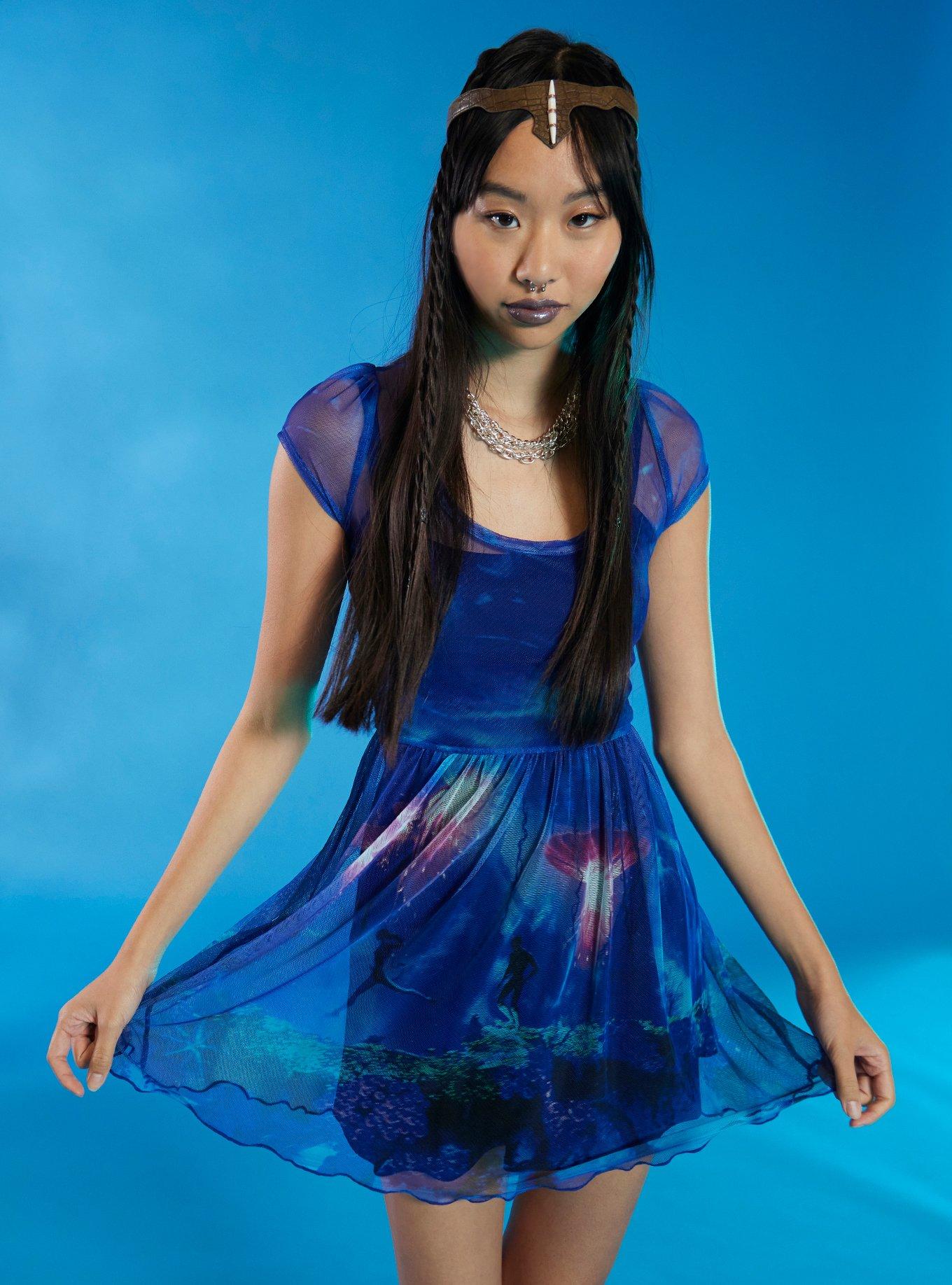 Avatar: The Way Of Water Mesh Dress, , hi-res