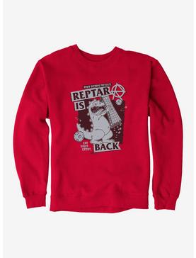 Rugrats Punk Poster Reptar Is Back Sweatshirt, , hi-res