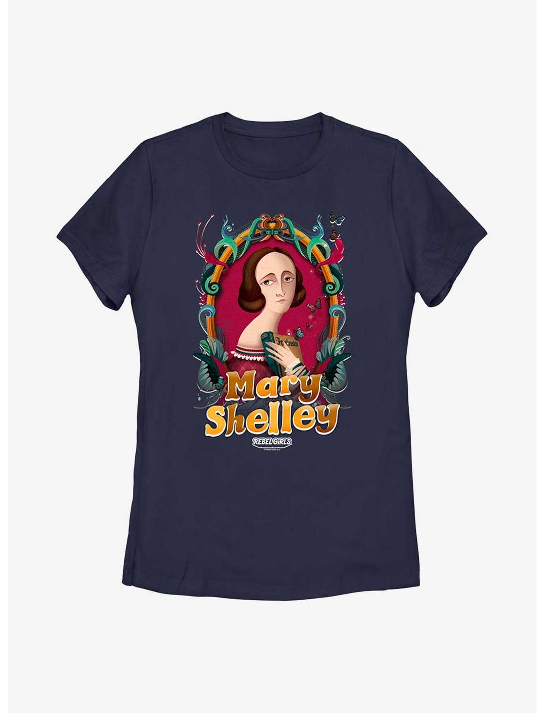 Rebel Girls Mary Shelley Womens T-Shirt, NAVY, hi-res