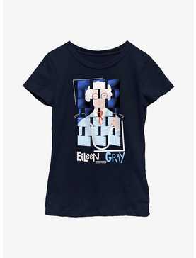 Rebel Girls Eileen Gray Cubes Youth Girls T-Shirt, , hi-res