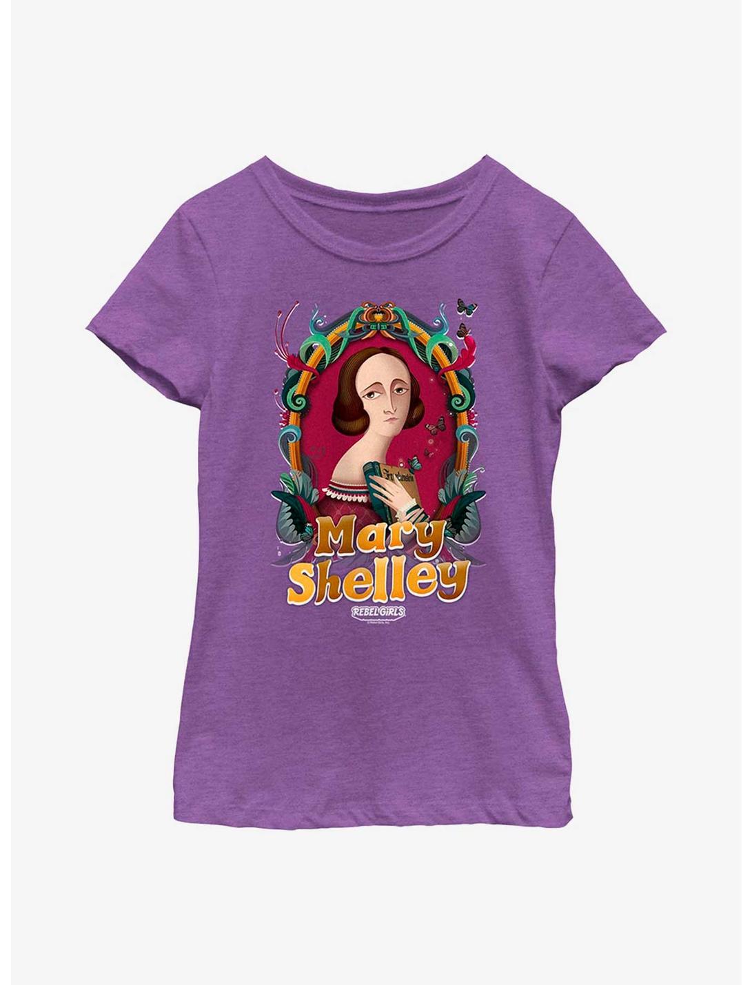 Rebel Girls Mary Shelley Youth Girls T-Shirt, PURPLE BERRY, hi-res