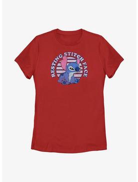 Disney Lilo And Stitch Face Womens T-Shirt, , hi-res