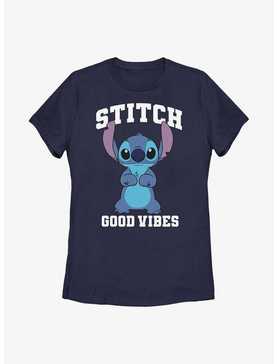 Disney Lilo And Stitch Good Vibes Womens T-Shirt, , hi-res