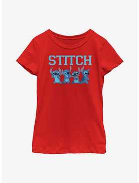 Disney Lilo And Stitch Happy Stitch Youth Girls T-Shirt, , hi-res