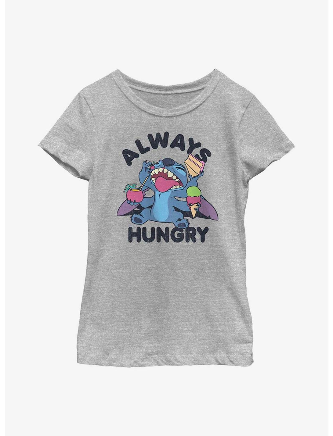 Disney Lilo And Stitch Munchies Youth Girls T-Shirt, ATH HTR, hi-res