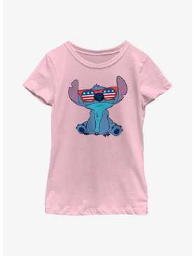 Disney Lilo And Stitch Sunglasses Youth Girls T-Shirt, , hi-res