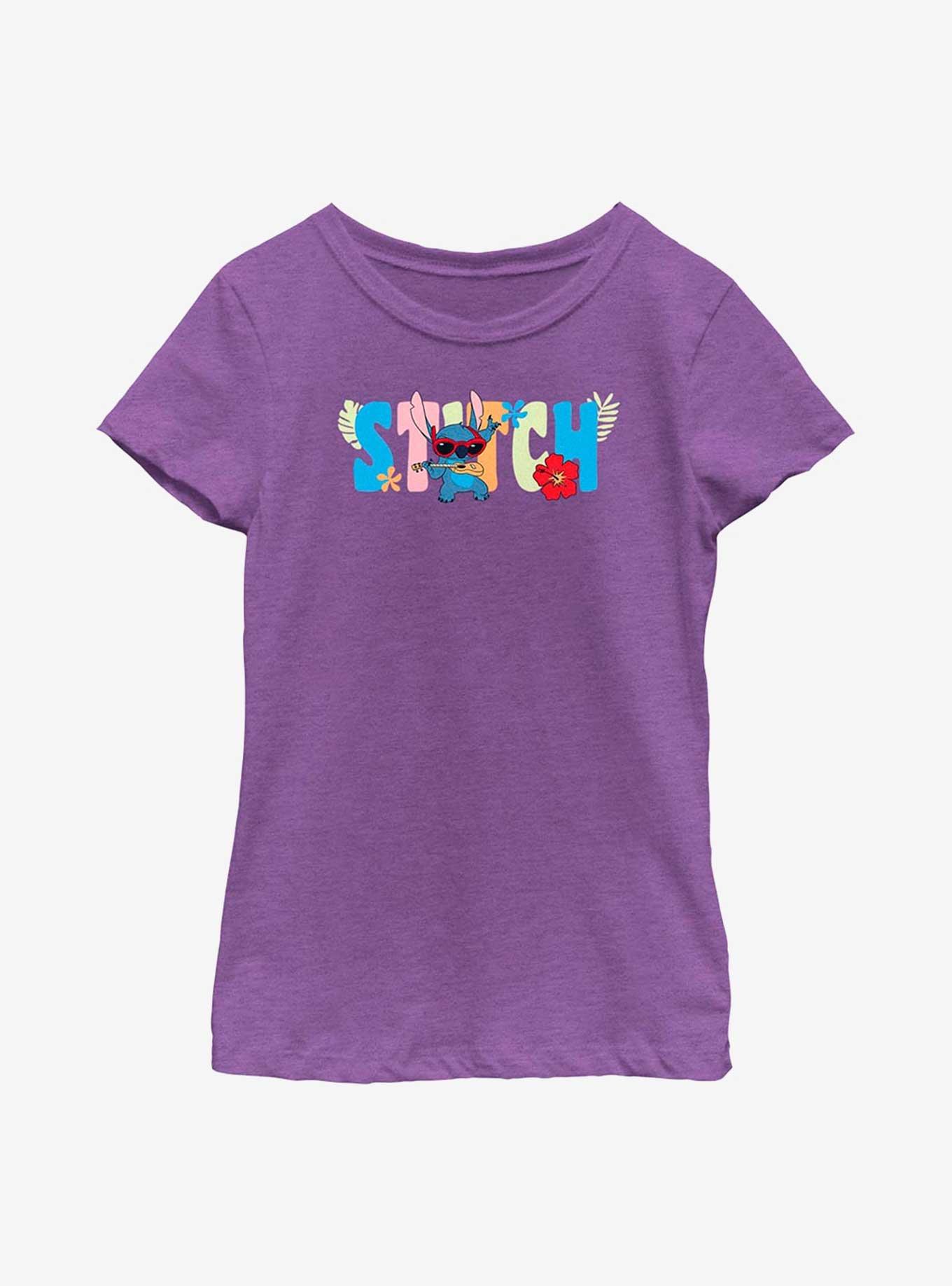 Disney Lilo And Stitch Tropic Shades Youth Girls T-Shirt, , hi-res