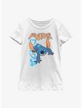 Disney Lilo And Stitch Tiger Crawl Back Youth Girls T-Shirt, WHITE, hi-res