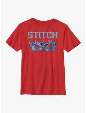 Disney Lilo And Stitch Happy Stitch Youth T-Shirt, , hi-res