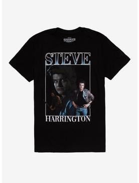 Plus Size Stranger Things Steve Collage Boyfriend Fit Girls T-Shirt, , hi-res