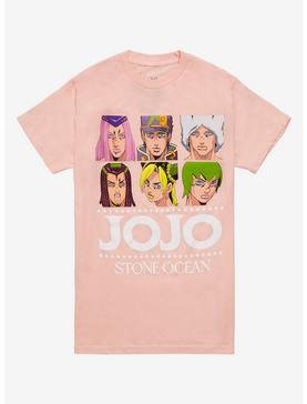 JoJo's Bizarre Adventure: Stone Ocean Pink Panel Boyfriend Fit Girls T-Shirt, , hi-res