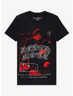 Death Note Light & Ryuk Red Collage Boyfriend Fit Girls T-Shirt, , hi-res
