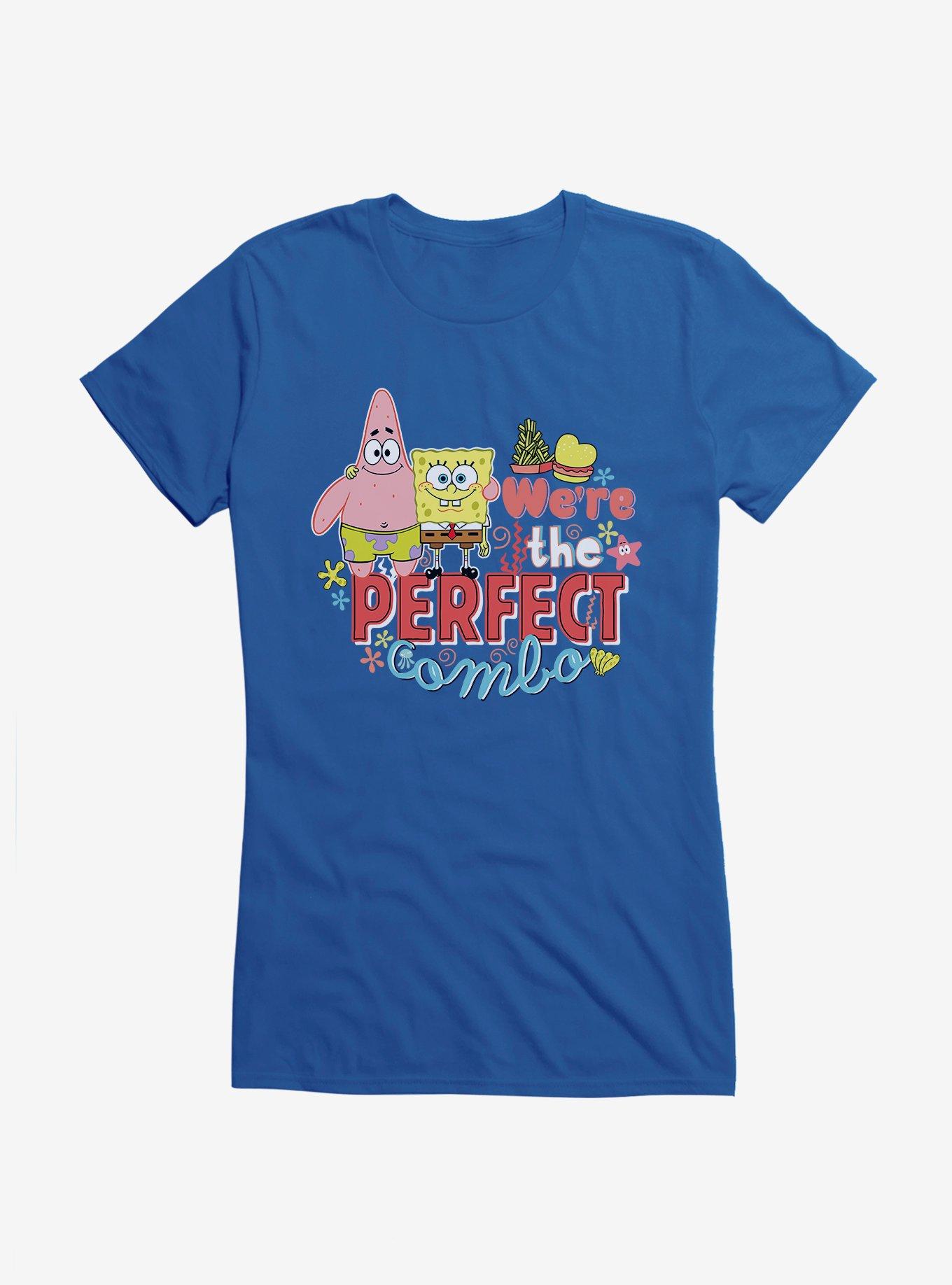 SpongeBob SquarePants We're The Perfect Combo Girls T-Shirt, ROYAL, hi-res