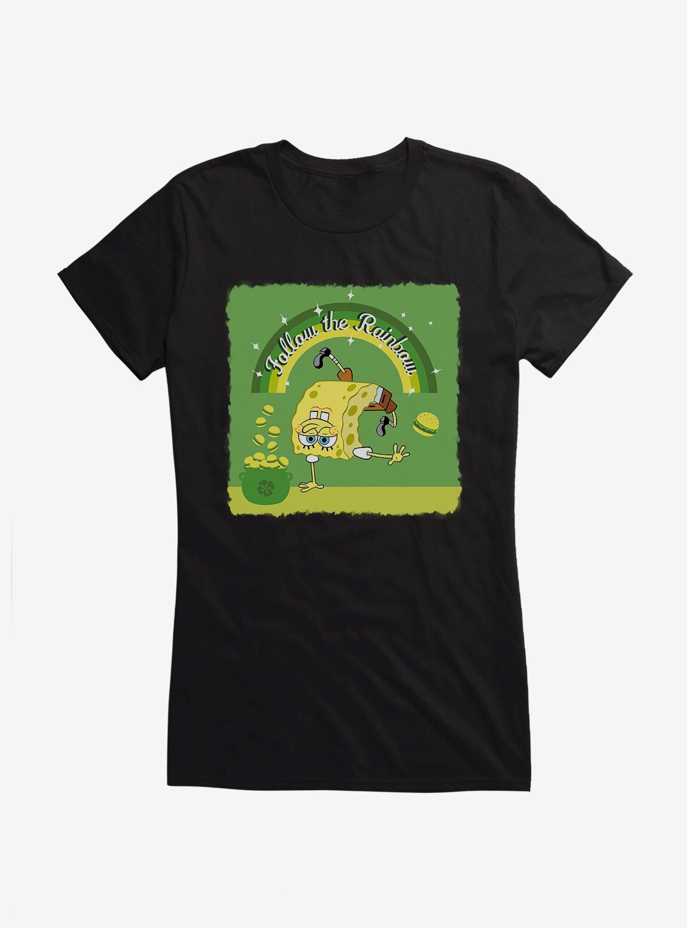 SpongeBob SquarePants Follow The Rainbow Girls T-Shirt, , hi-res