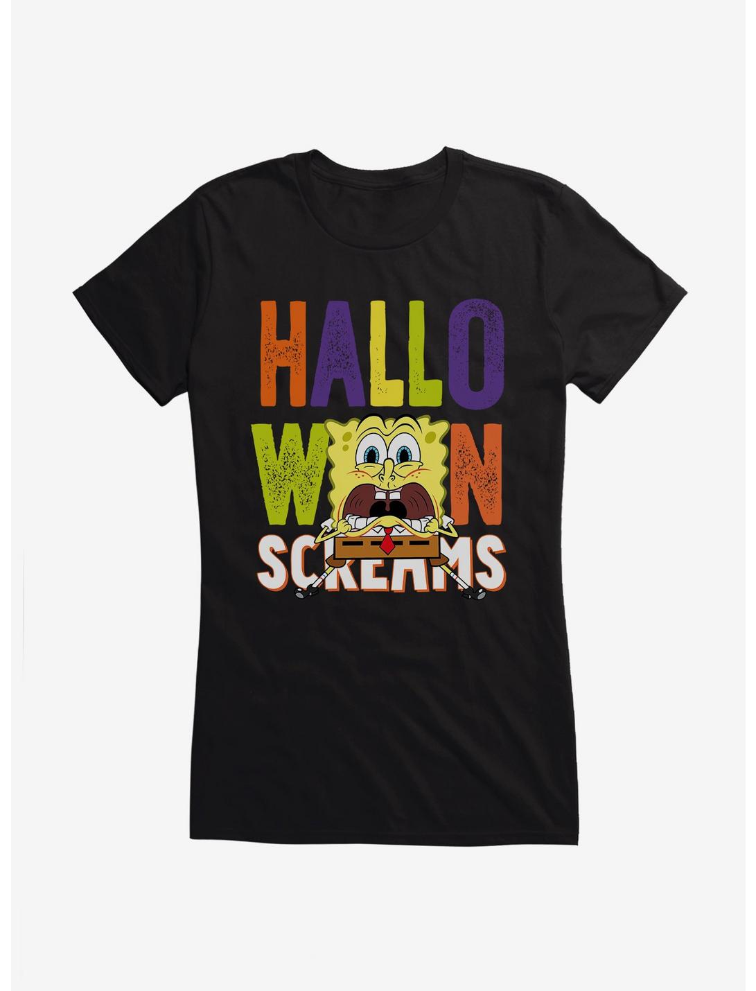 SpongeBob SquarePants Halloween Screams Solo Girls T-Shirt, , hi-res