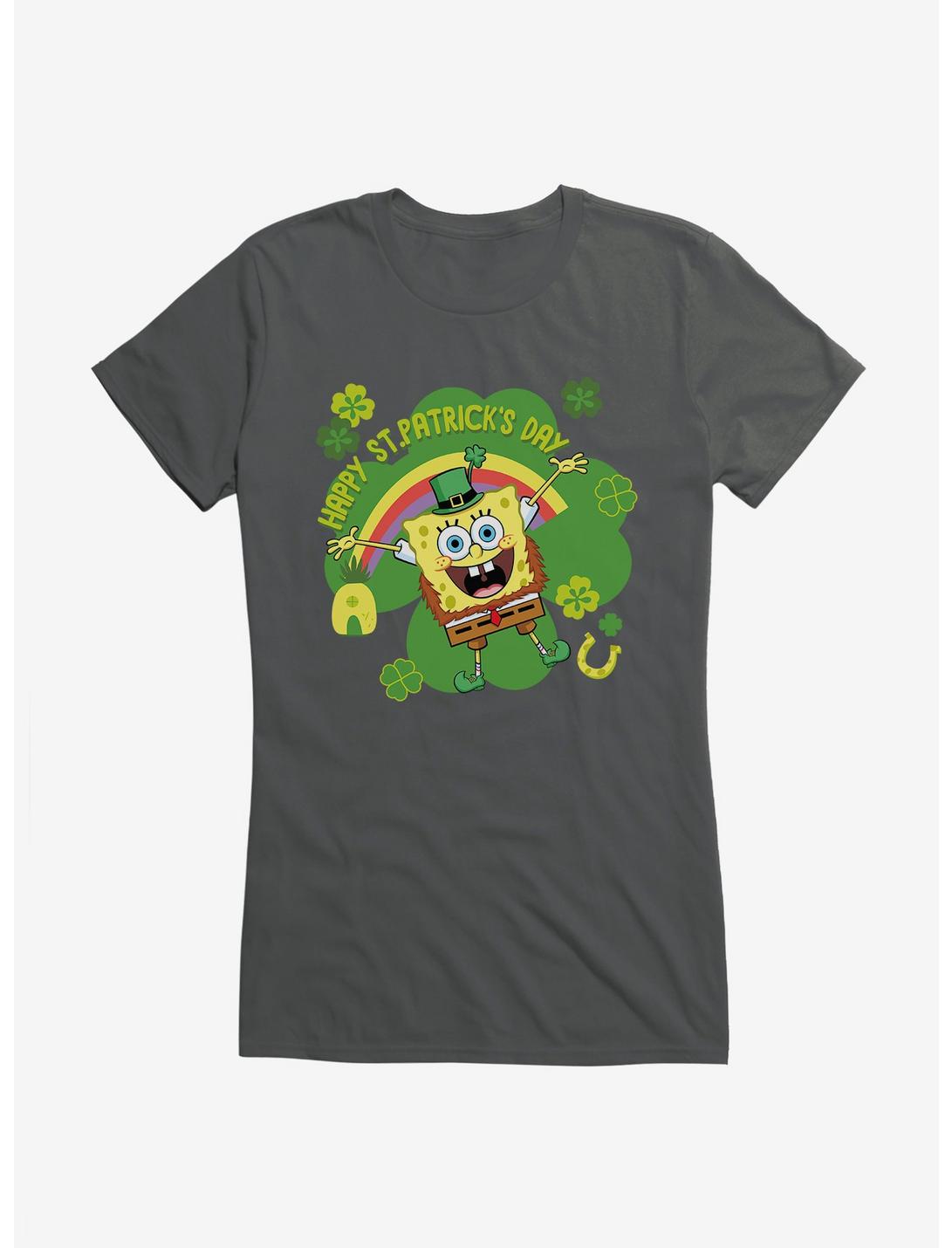 SpongeBob SquarePants Happy St. Patrick's Day Girls T-Shirt, , hi-res