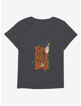 SpongeBob SquarePants Halloween Spooky Font Girls T-Shirt Plus Size, , hi-res