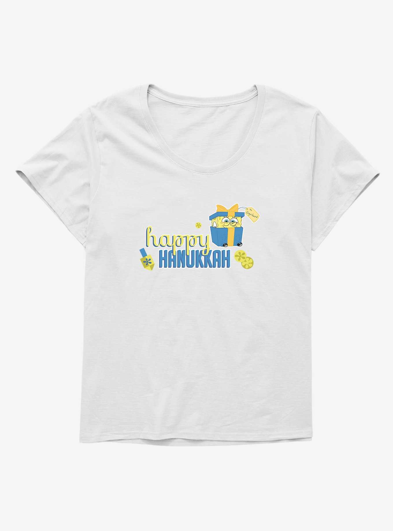 SpongeBob SquarePants Happy Hanukkah Girls T-Shirt Plus Size, , hi-res