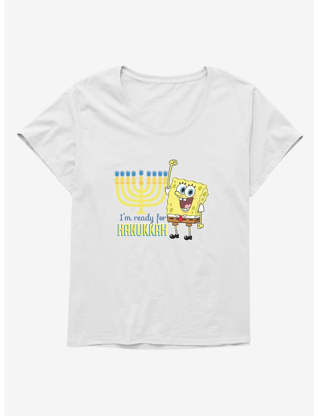 SpongeBob SquarePants I'm Ready For Hanukkah Girls T-Shirt Plus Size, , hi-res