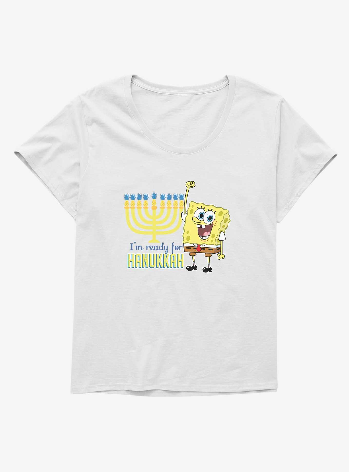 SpongeBob SquarePants I'm Ready For Hanukkah Girls T-Shirt Plus Size, , hi-res