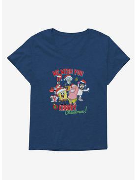 SpongeBob SquarePants Krabby Christmas Girls T-Shirt Plus Size, , hi-res