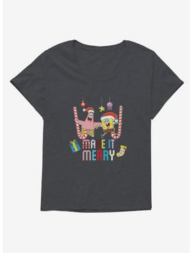 SpongeBob SquarePants Make It Merry Girls T-Shirt Plus Size, , hi-res