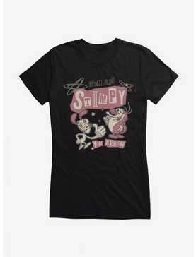 The Ren & Stimpy Show You Eediot Girls T-Shirt, , hi-res