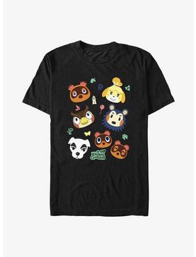 Nintendo Animal Crossing Villager Faces T-Shirt, , hi-res