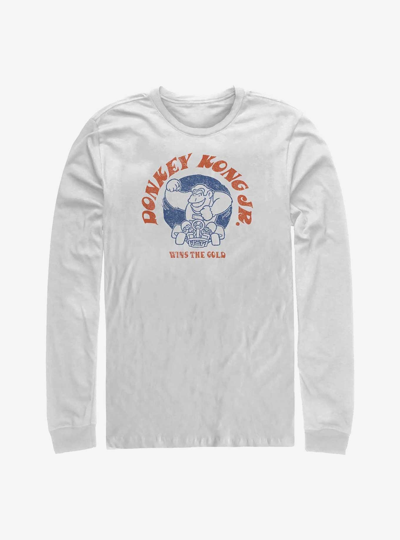 Nintendo Mario Kart Donkey Kong Jr. Wins Gold Long Sleeve T-Shirt, , hi-res