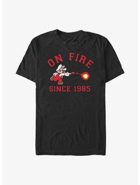 Nintendo Super Mario On Fire Since 1985 T-Shirt, , hi-res
