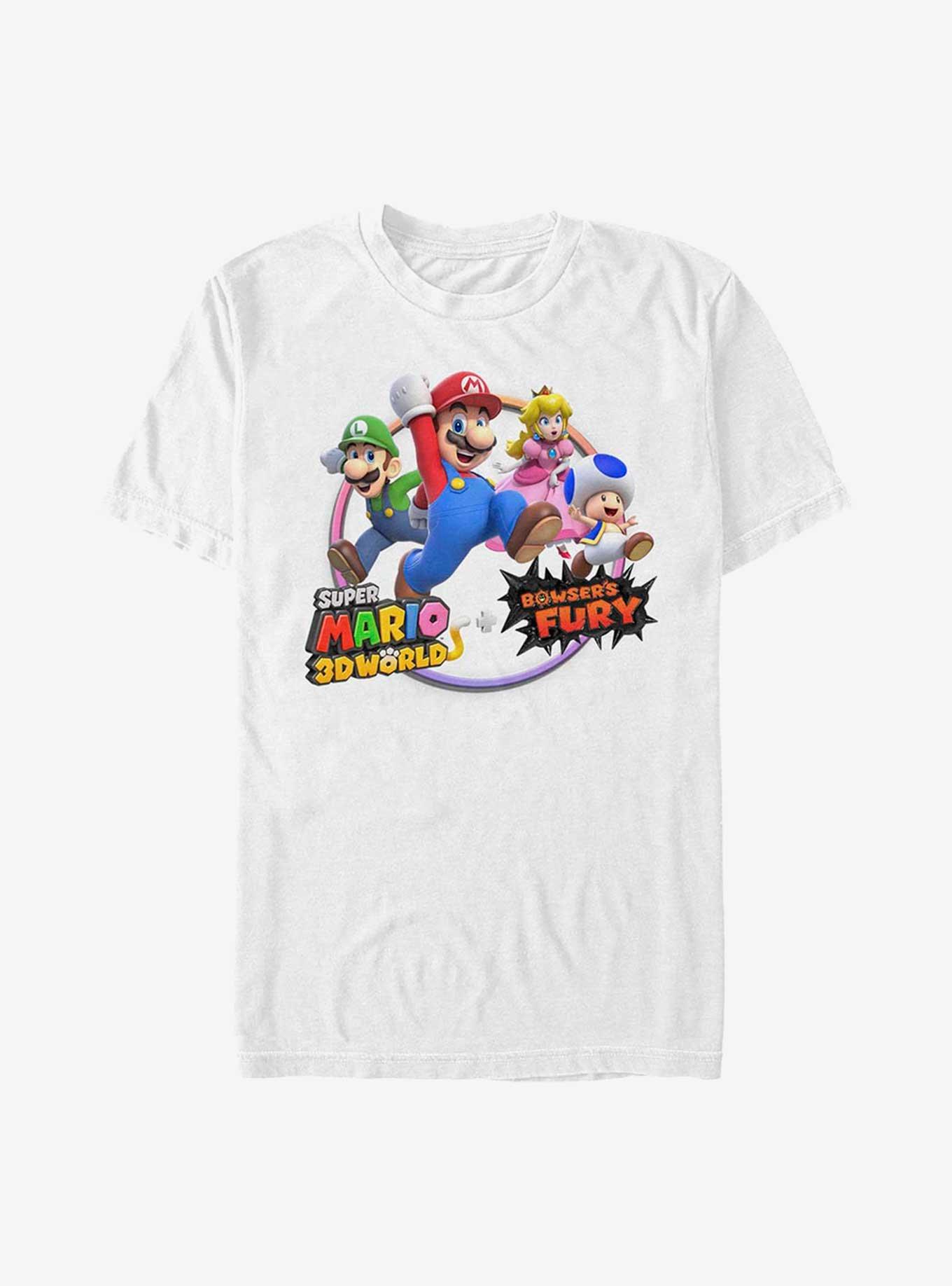 Nintendo Super Mario 3D World Bowser's Fury Group T-Shirt, , hi-res