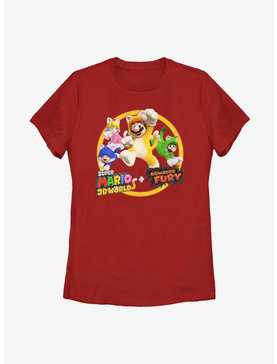 Nintendo Super Mario Cat Costume Circle Womens T-Shirt, , hi-res