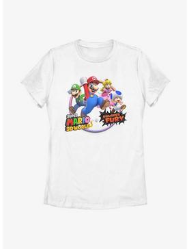 Nintendo Super Mario 3D World Bowser's Fury Group Womens T-Shirt, , hi-res