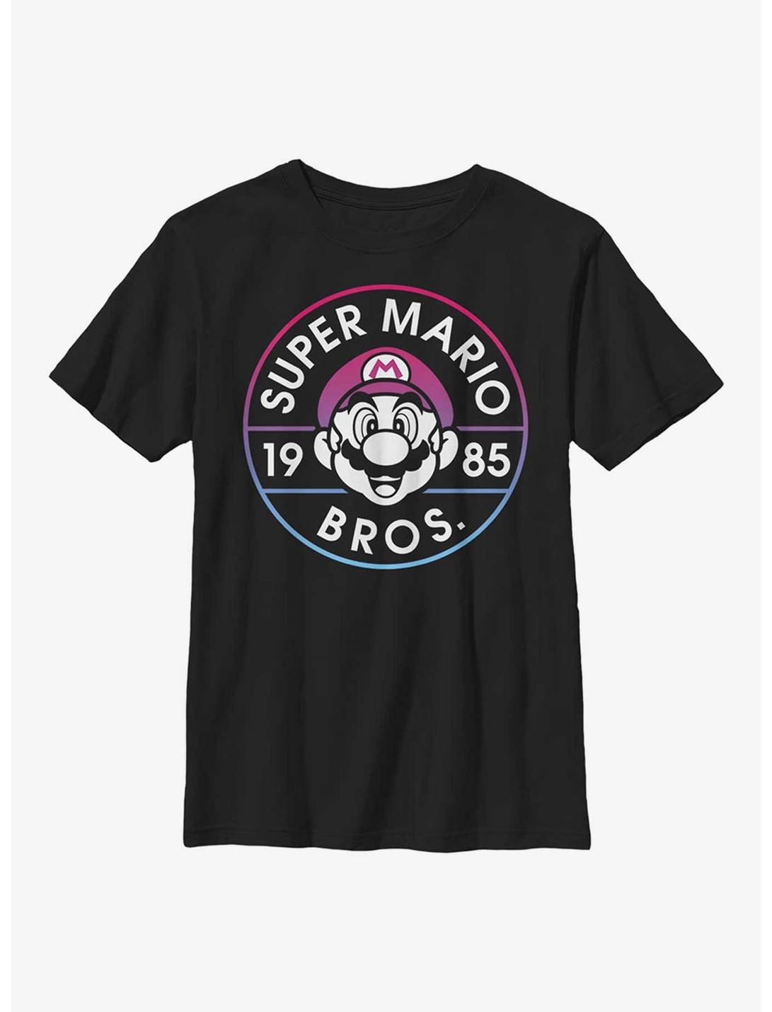 Nintendo Super Mario Bros 1985 Flashback Youth T-Shirt, BLACK, hi-res