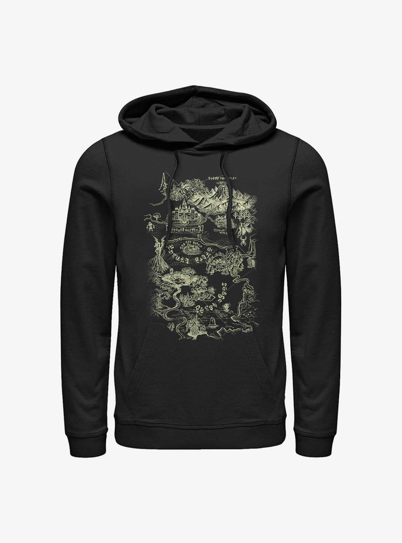 Nintendo The Legend Of Zelda Hyrule Map Hoodie, , hi-res