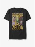 Nintendo The Legend Of Zelda Zelda Trio T-Shirt, BLACK, hi-res