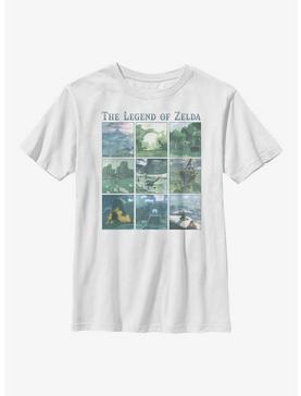 Nintendo The Legend Of Zelda Breath Of The Wild Locations Youth T-Shirt, , hi-res