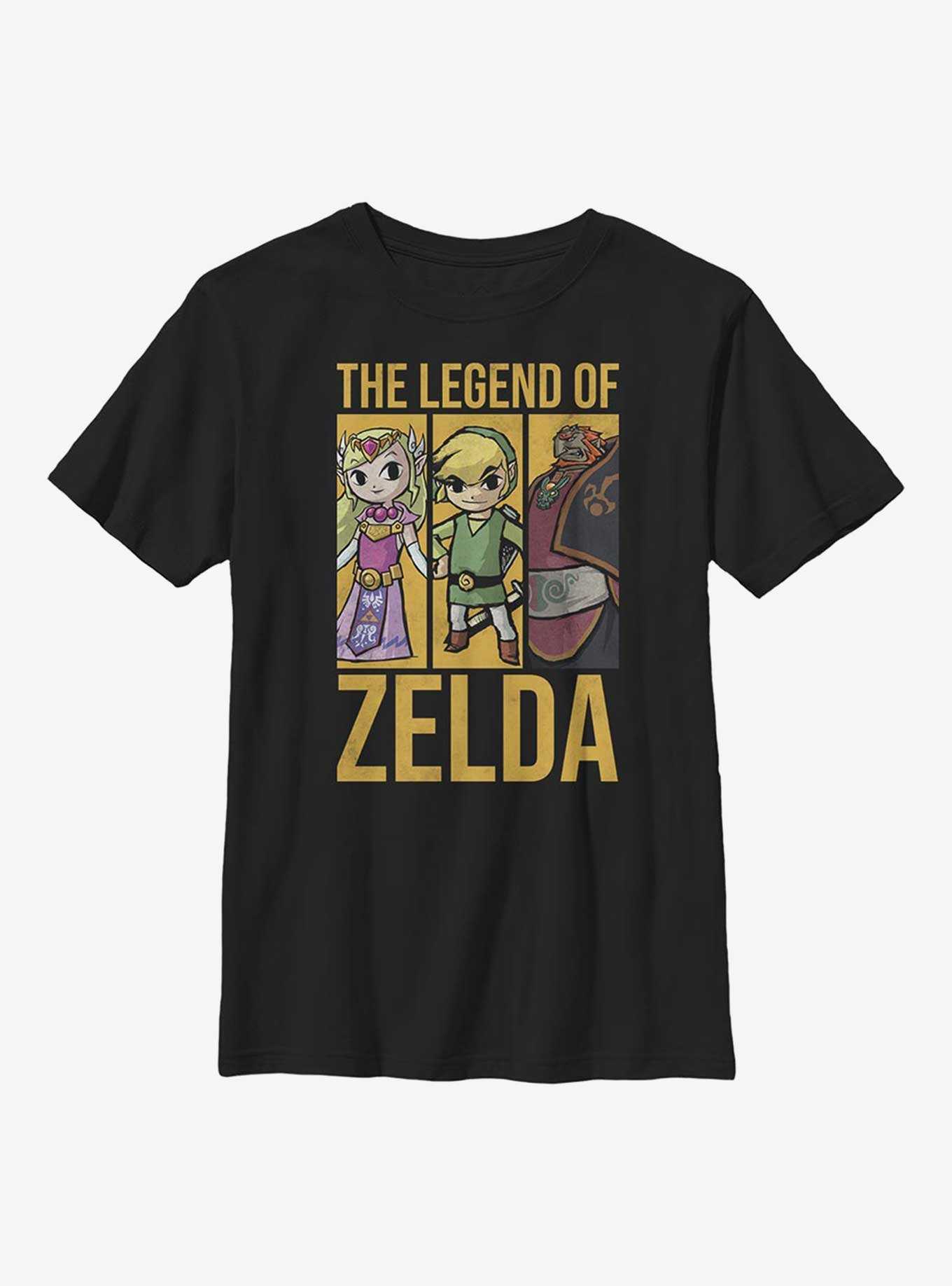 Nintendo The Legend Of Zelda Zelda Trio Youth T-Shirt, , hi-res