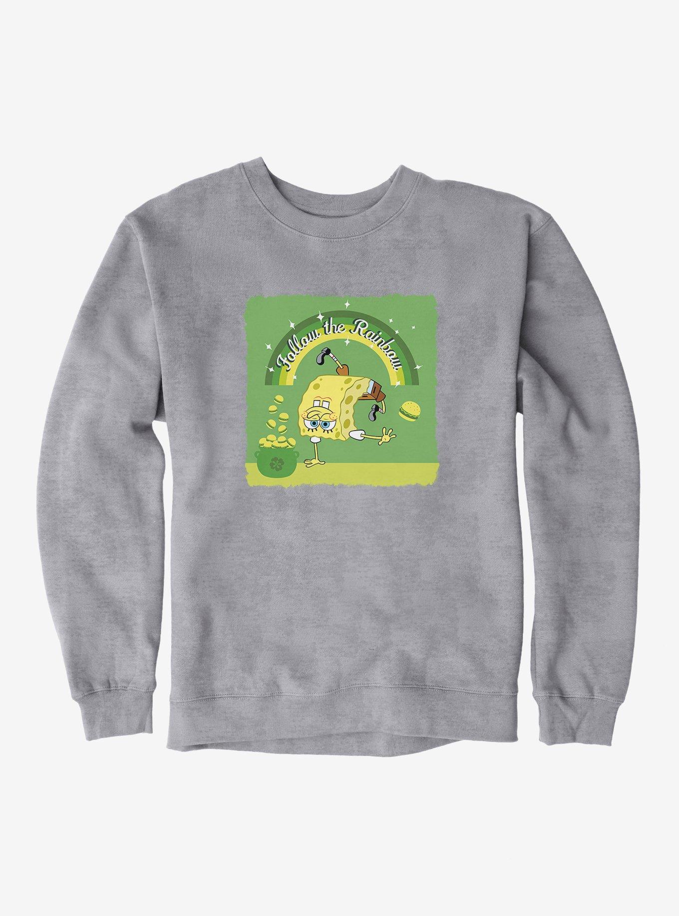 SpongeBob SquarePants Follow The Rainbow Sweatshirt, , hi-res