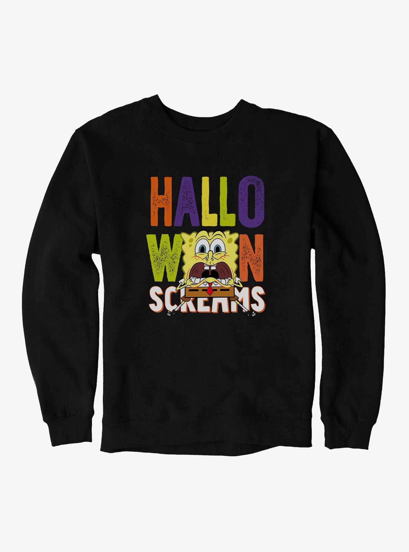 SpongeBob SquarePants Halloween Screams Solo Sweatshirt, , hi-res