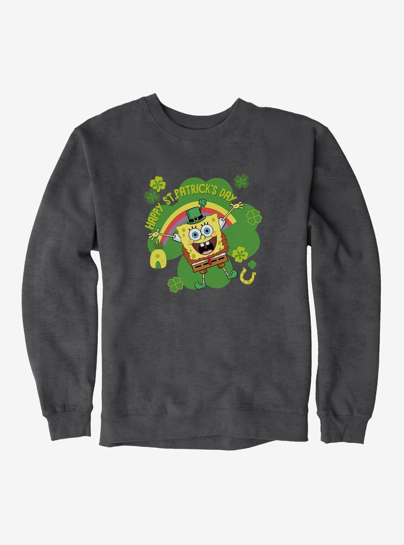 SpongeBob SquarePants Happy St. Patrick's Day Sweatshirt, , hi-res
