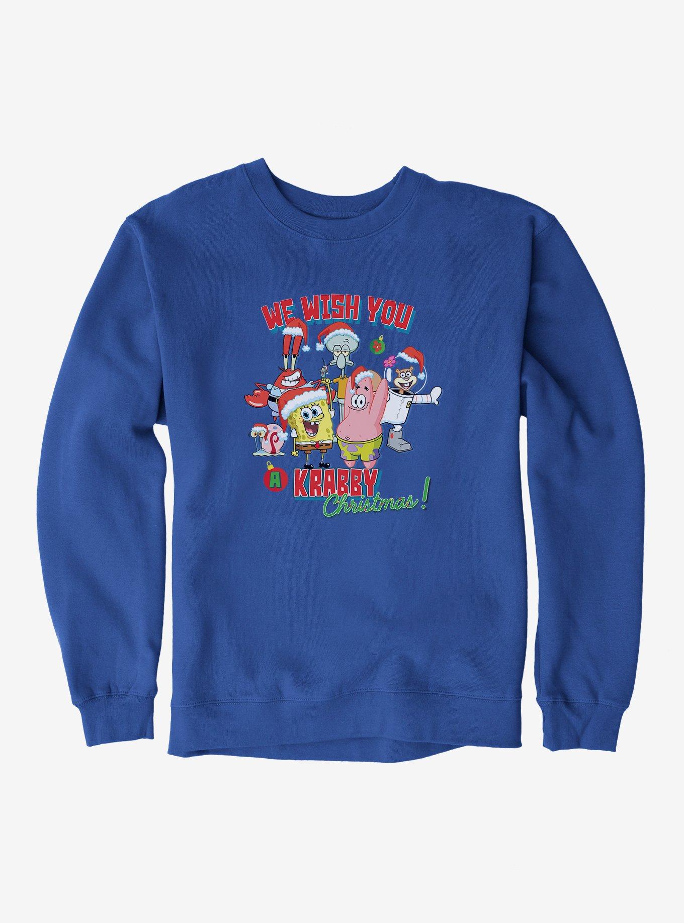 SpongeBob SquarePants Krabby Christmas Sweatshirt, , hi-res