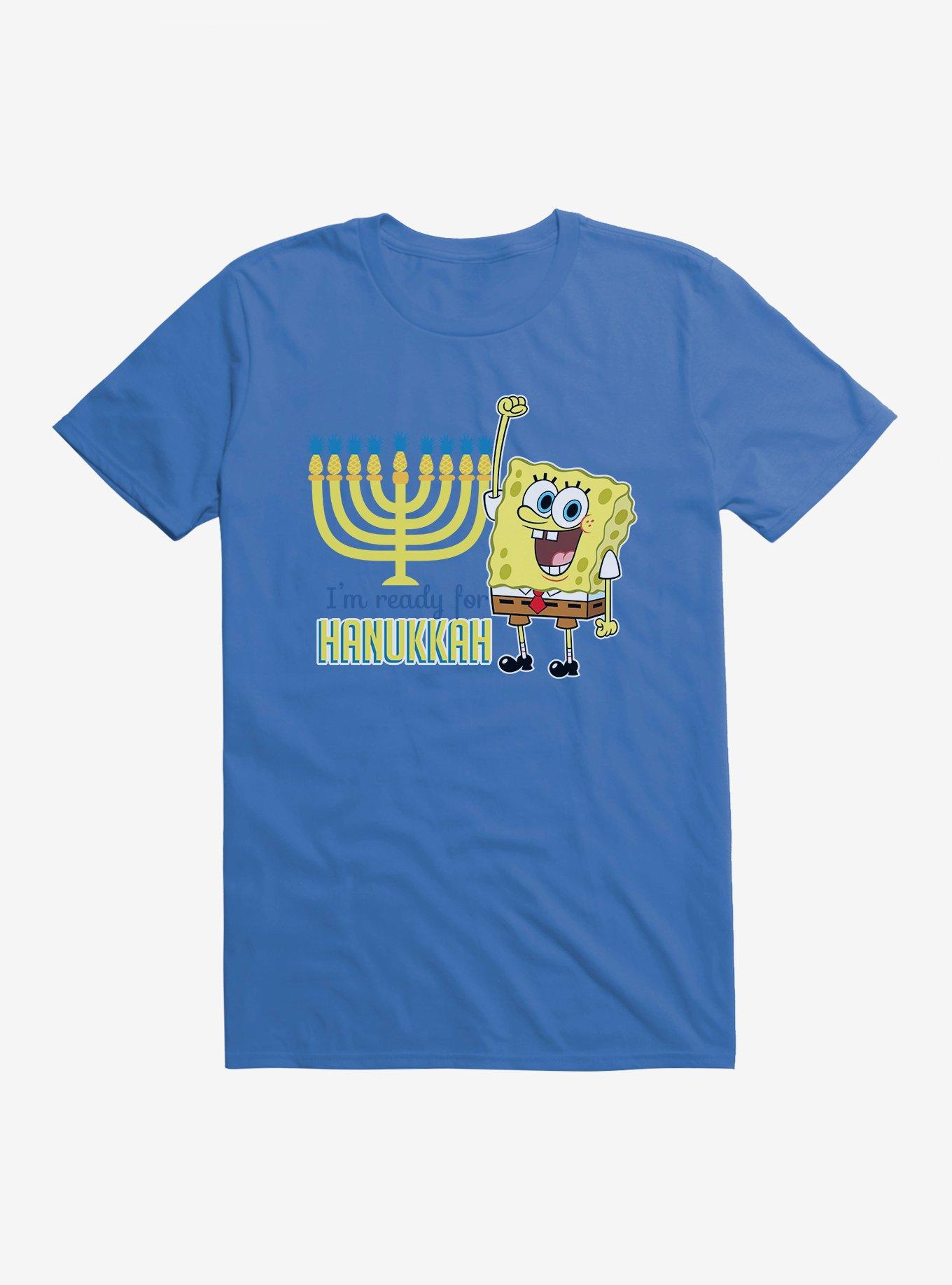 SpongeBob SquarePants I'm Ready For Hanukkah T-Shirt, ROYAL BLUE, hi-res
