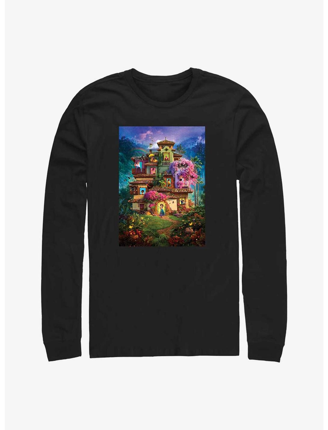 Disney Encanto Madrigal House Poster Long-Sleeve T-Shirt, BLACK, hi-res