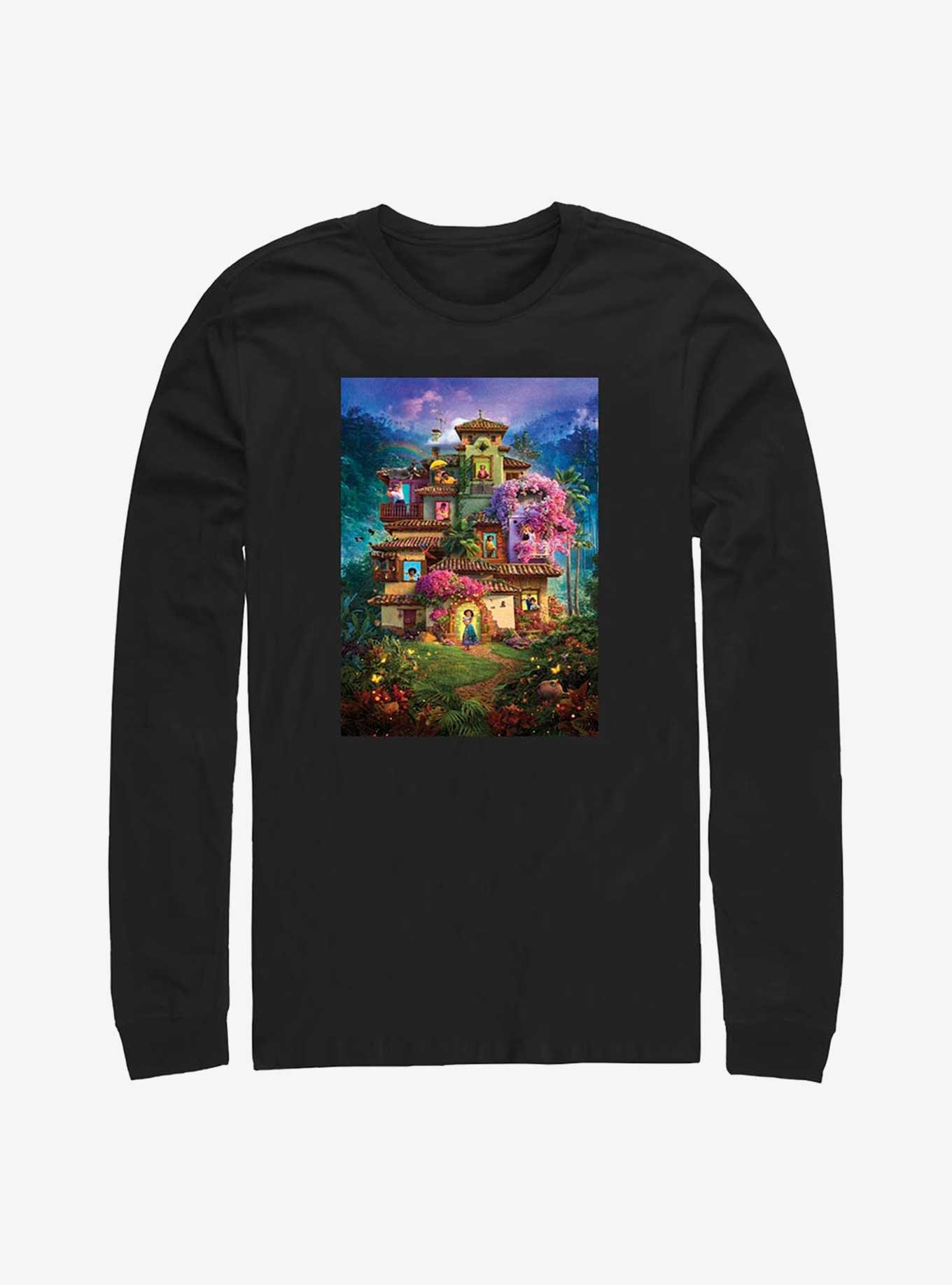 Disney Encanto Madrigal House Poster Long-Sleeve T-Shirt, BLACK, hi-res