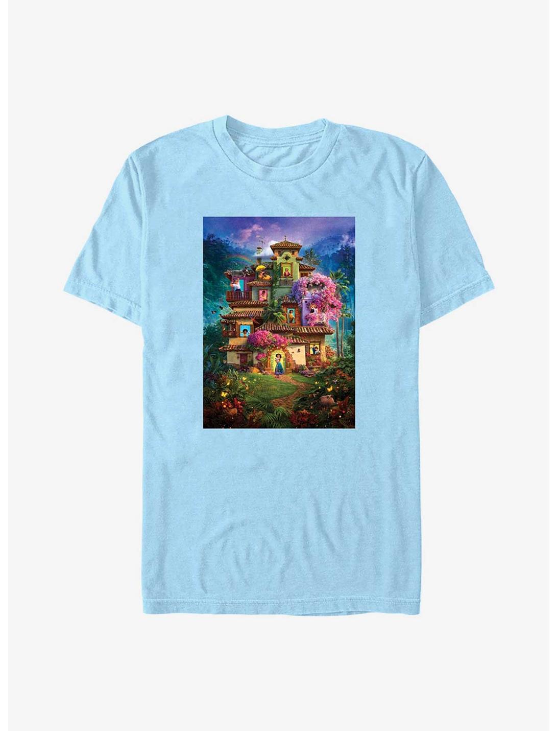 Disney Encanto Madrigal House Poster T-Shirt, LT BLUE, hi-res