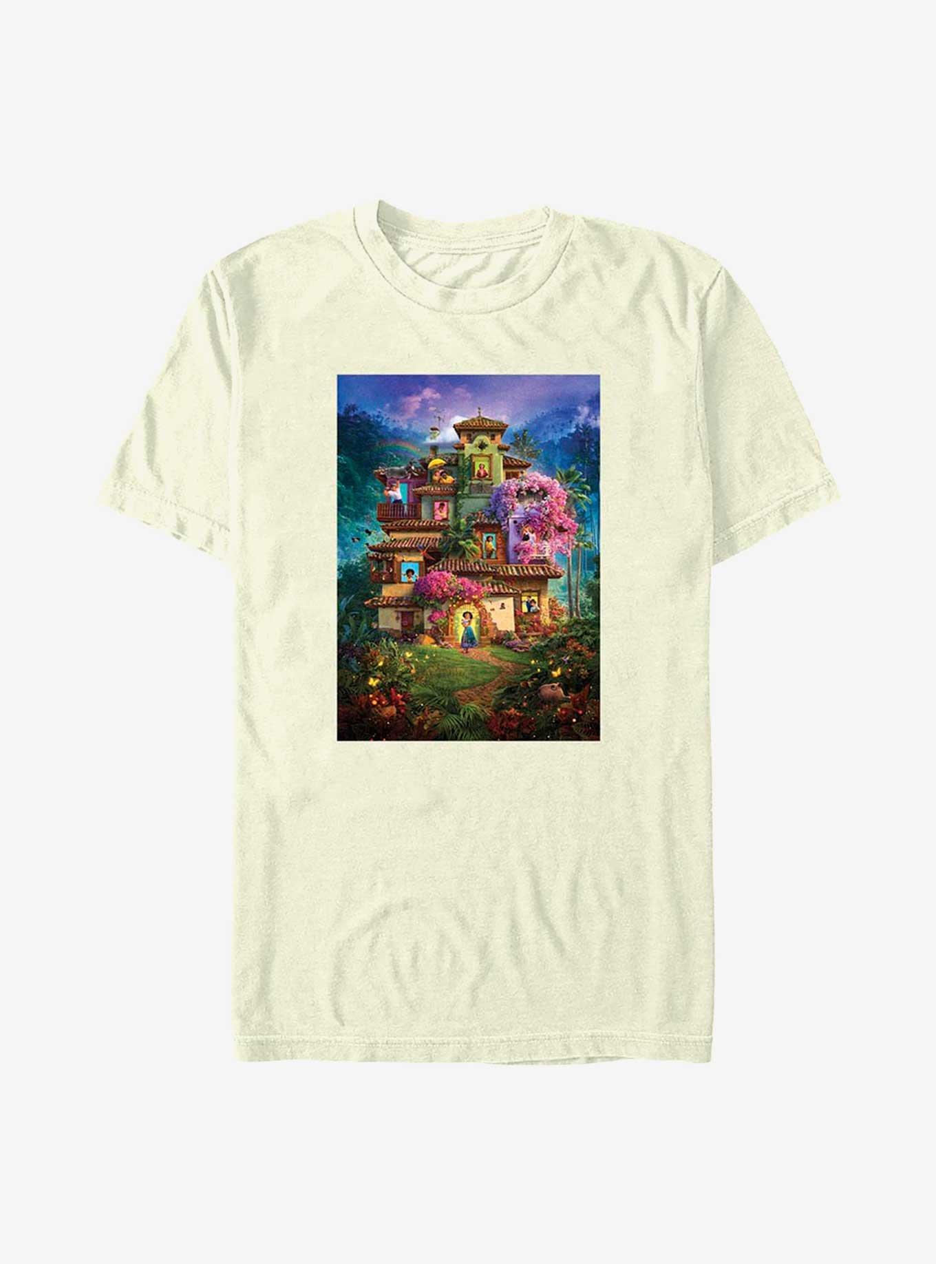 Disney Encanto Madrigal House Poster T-Shirt, NATURAL, hi-res