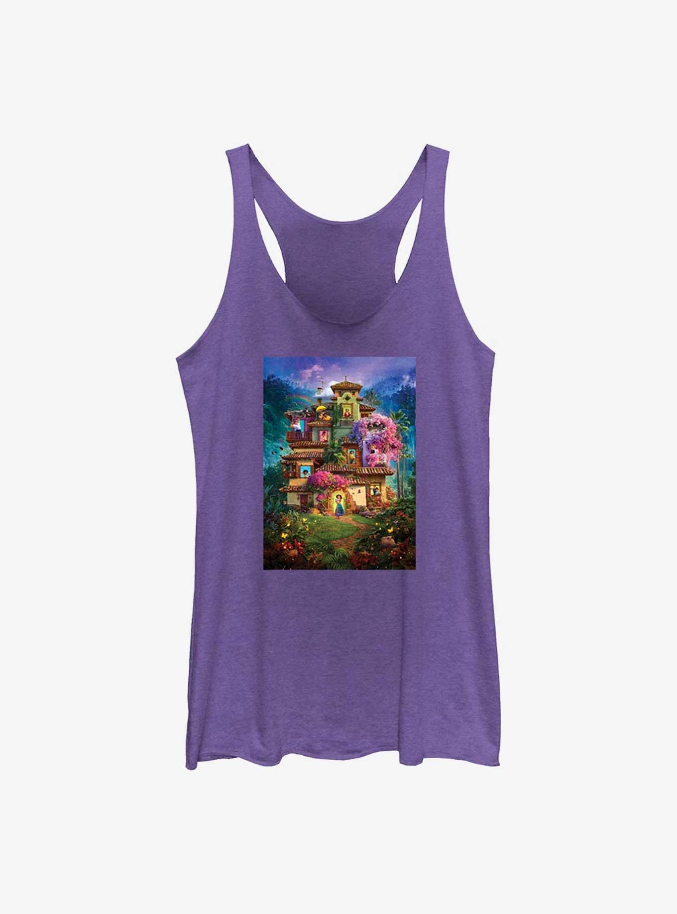 Disney Encanto Madrigal House Poster Girls Raw Edge Tank, , hi-res